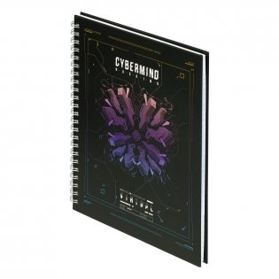 Тетрадь 80 листов, А5, клетка на гребне BG "Virtual", матовая ламинация, твердая обложка. Арт. ТТ5гр80_лм 12755 фото книги 6