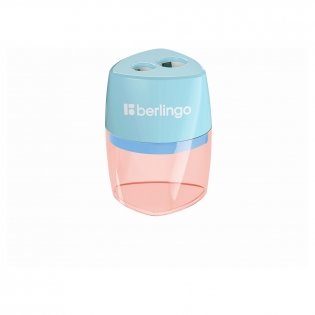 Точилка пластиковая Berlingo Haze XL, с контейнером, 2 отверстия, ассорти. Арт. BBp_15040 фото книги 3