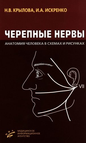 Черепные нервы: Анатомия человека в схемах и рисунках: Атлас-пособие. 6-е изд фото книги