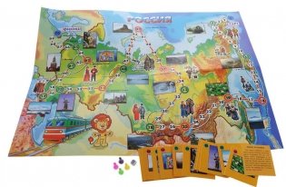 Настольная игра-ходилка "Моя страна Россия" фото книги 2