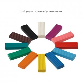 Пластилин Гамма "Мультики", 12 цветов, 240г, со стеком, картон. упаковка фото книги 6