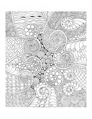 Дзен-дудлинг. Расслабляющие завитки. Раскрашивайте восхитительные орнаменты и снимайте стресс фото книги 3