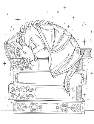 Romantasy: A Coloring Book фото книги 5