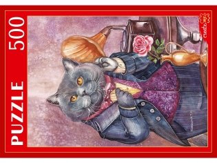 Пазлы "Кот с граммофоном", 500 элементов фото книги