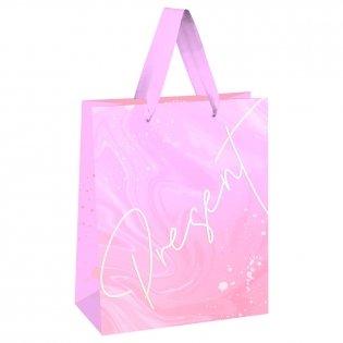 Пакет подарочный 18х23х10 см MESHU "Present", фольга, матовая ламинация. Арт. MS_61658 фото книги 3