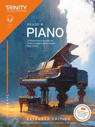 Trinity college london piano exam pieces plus exercises from 2023: grade 4: extended edition фото книги