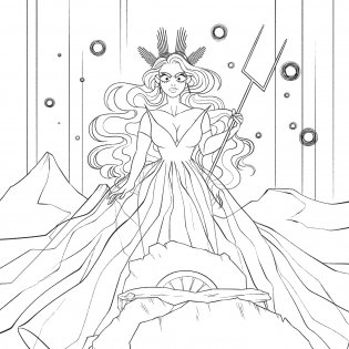 Lore Olympus: Coloring Book фото книги 3