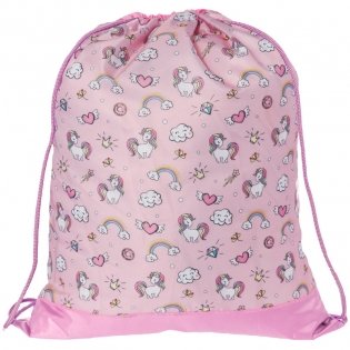 Мешок для обуви "Единорожки", 340x420 мм фото книги