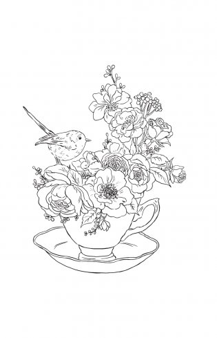 Цветочное настроение. Раскраски антистресс фото книги 8