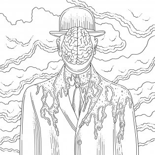 The Beauty of Horror 6: Famous Monsterpieces Coloring Book фото книги 7