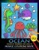 Ocean Color by Numbers for Adults: Mosaic Coloring Book Stress Relieving Design Puzzle Quest фото книги маленькое 2