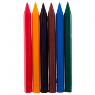 Восковые мелки "Zoo", 6 цветов фото книги 2