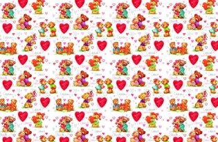 Набор бумаги для скрапбукинга "Зайчик" фото книги 3