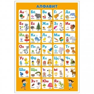 Обучающие плакаты. Алфавит фото книги 3