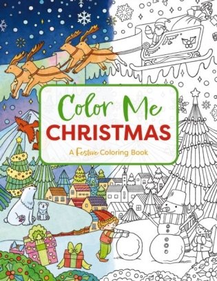 Color me christmas фото книги