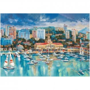 Пазл 260 эл. ТРИ СОВЫ "Морской порт" фото книги 2