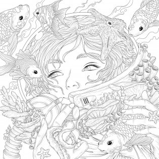 Mythographic Color and Discover: Wild Summer: An Artist's Coloring Book of Mesmerizing Animals фото книги 4