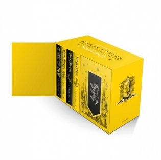 Harry Potter Hufflepuff House Editions Hardback Box Set фото книги