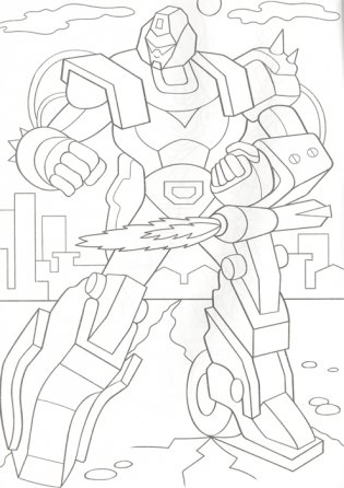 Раскраска. Роботы фото книги 5
