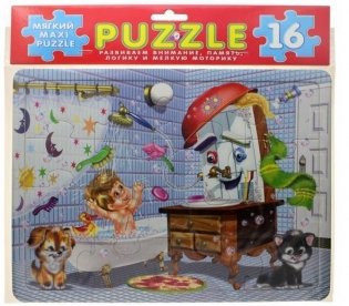 Пазл "Мойдодыр", 16 элементов фото книги