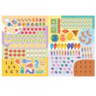 Школа семи гномов. Активити с наклейками. Счет, форма, величина 5+ фото книги 4