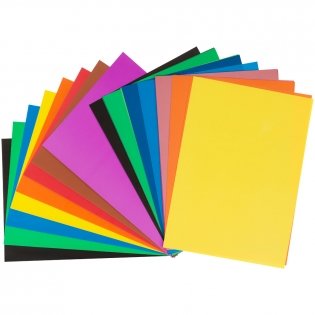 Набор А4 цв. мелов. картона, 8 листов, 8 цветов и цвет. двустор. офсет. бумаги, 32 листа, 16 цветов, Мульти-Пульти "Чебурашка", в папке. Арт. БК16-8_59768 фото книги 4