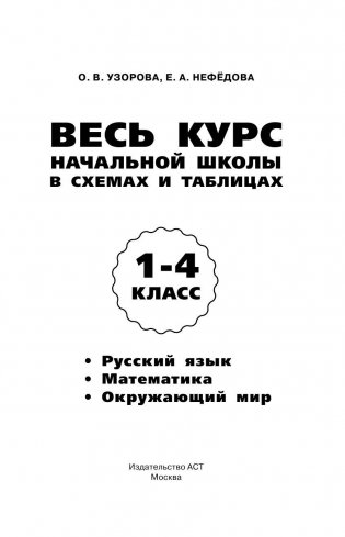 Весь курс начальной школы в схемах и таблицах. 1-4 класс фото книги 2