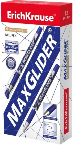 Ручка шариковая "MaxGlider", синяя фото книги
