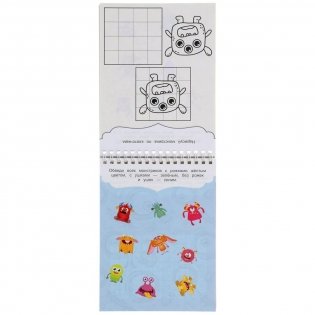 Развивающий блокнот "Забавные монстрики" (48 страниц) фото книги 4