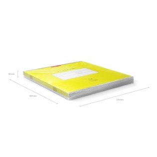 Тетрадь "Классика. Bright", А5, 12 листов, линия, желтая фото книги 5