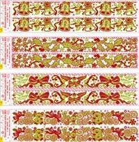 Новогодние наклейки на окна WDGX-5005 фото книги