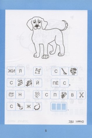 Слоговые ребусы. Словарные головоломки для начальной школы фото книги 2