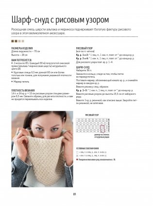 Библия жемчужных узоров. 60 мотивов, 30 стильных проектов. Спицы фото книги 6