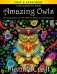 Coloring Book for Adults: Amazing Owls: Owls Coloring Book with Stress Relieving Designs for Adults Relaxation: (MantraCraft Coloring Books) фото книги маленькое 2