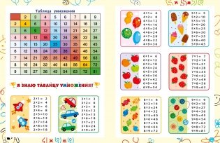 Учим таблицу умножения для начальной школы фото книги 2
