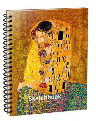 Скетчбук "Климт. Поцелуй" A6 (Арт. 06684) фото книги
