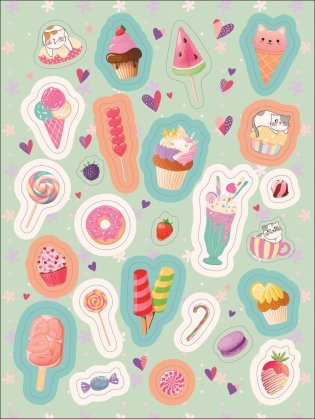 100 наклеек. Самые вкусные наклейки фото книги 2