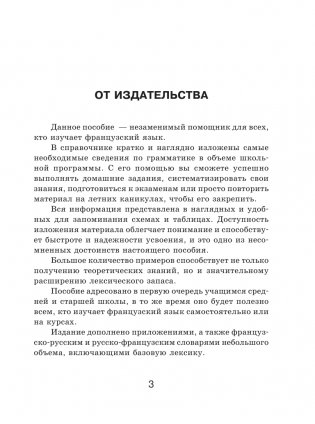 Французский язык. Все правила для школьников в схемах и таблицах фото книги 4