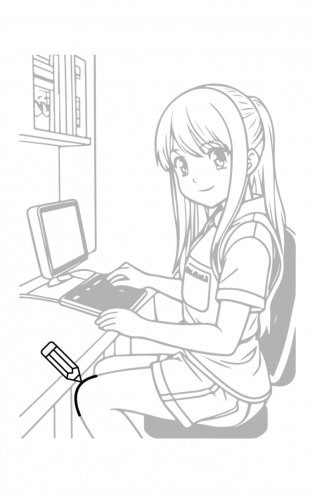 Аниме-персонажи: рисуй и раскрашивай. Блокнот для творчества фото книги 8