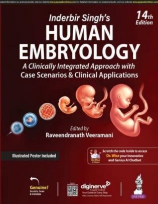Inderbir Singh`S Human Embryology. 14 ed. фото книги