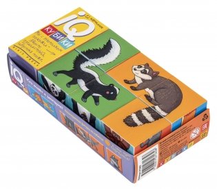 Умные кубики. 6 штук. Кто живёт в зоопарке фото книги