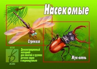 Демонстрационный материал "Насекомые" фото книги
