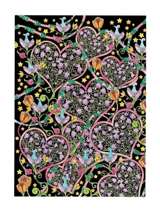 Creative Haven Love Is in the Air! Coloring Book фото книги 11