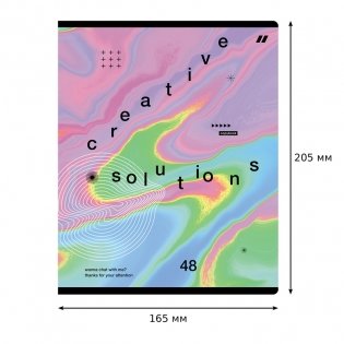 Тетрадь 48 листов, А5, линия BG Luminous flux, глянцевая ламинация. Арт. Т5ск48_лг 11076 фото книги 6