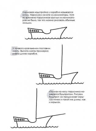 Рисуем корабли, паровозы, ракеты. Пошаговый мастер-класс фото книги 4