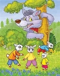 Пазл "Волк и козлята", 30 элементов фото книги