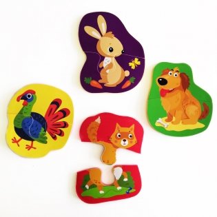 Пазлы MAXI "Домашние животные" фото книги 2