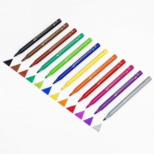 Фломастеры Мульти-Пульти "Волшебник Изумрудного Города", 12 цв., смываемые, картон, европодвес. Арт. WP_64243 фото книги 4