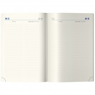 Ежедневник недатированный, А5, 136 л., кожзам, Berlingo "Memphis", серебряный срез, с рисунком. Арт. UD2_01S04 фото книги 5