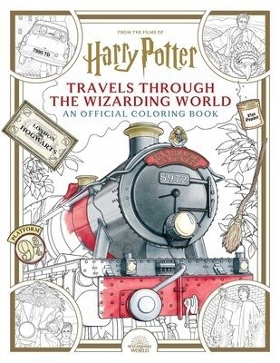 Harry Potter: Travels Through the Wizarding World: An Official Coloring Book фото книги